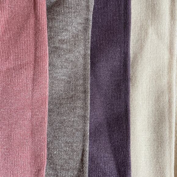 Luxury Cashmere-Feel Turtleneck Sweater | Ivory Pearl, Business Capsule S, M New - Picture 2 of 3